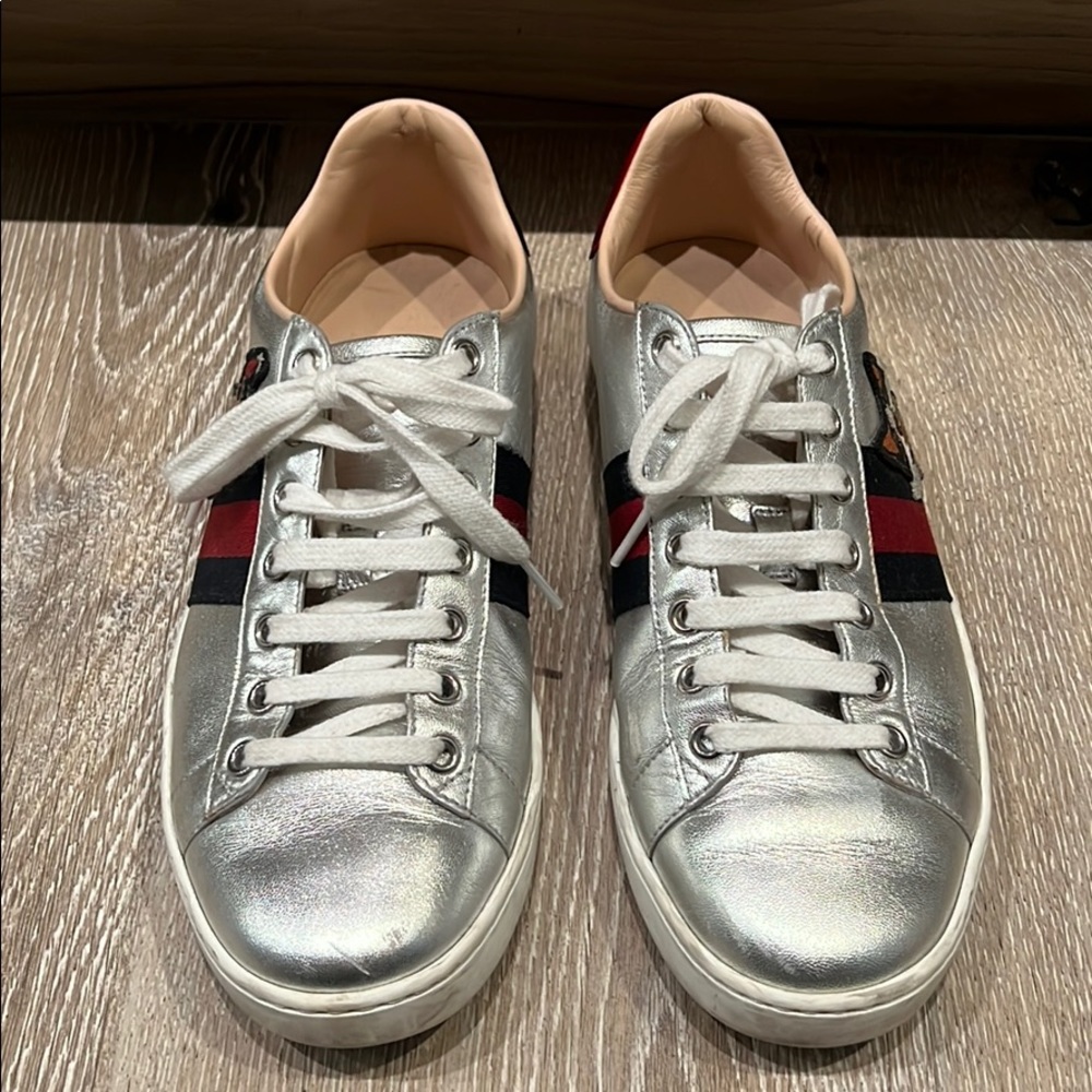 Gucci silver Sneakers